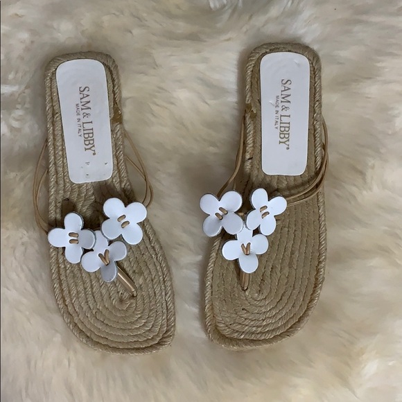 Sam & Libby Shoes - 3/$10 !!! Sam & Libby Flower Espadrille Sandals